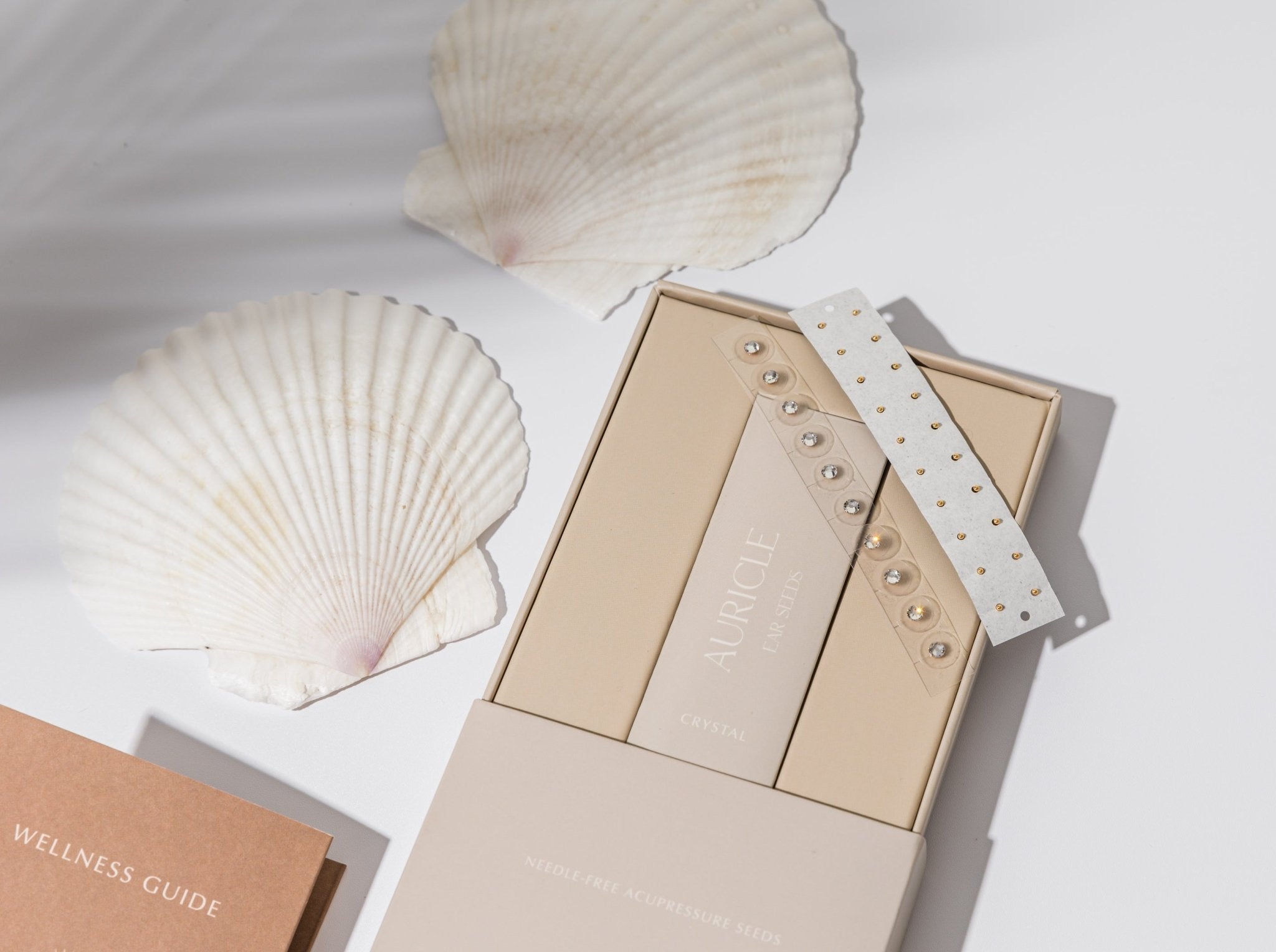 Crystal + Gold Ear Seed Kit - Auricle Ear Seeds